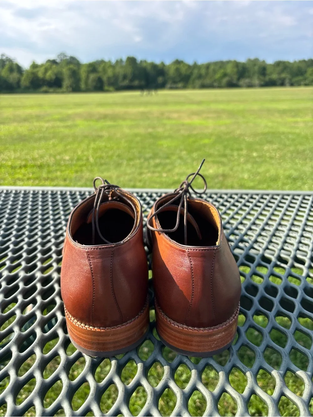 Beckett Simonon Dean’s Oxfords Dress Shoes Mens Size 13 Brown Leather Cap Toe